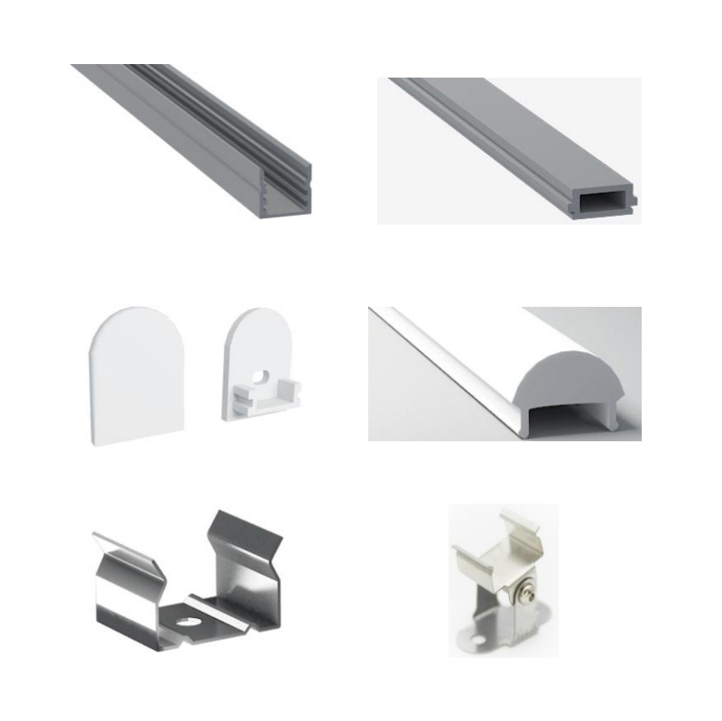 15°~60° Lens Black Aluminum Profile For LED Strip Lighting With 12mm Inner Width 15°~60° Lens Black Aluminum Profile For LED Strip Lighting With 12mm Inner Width